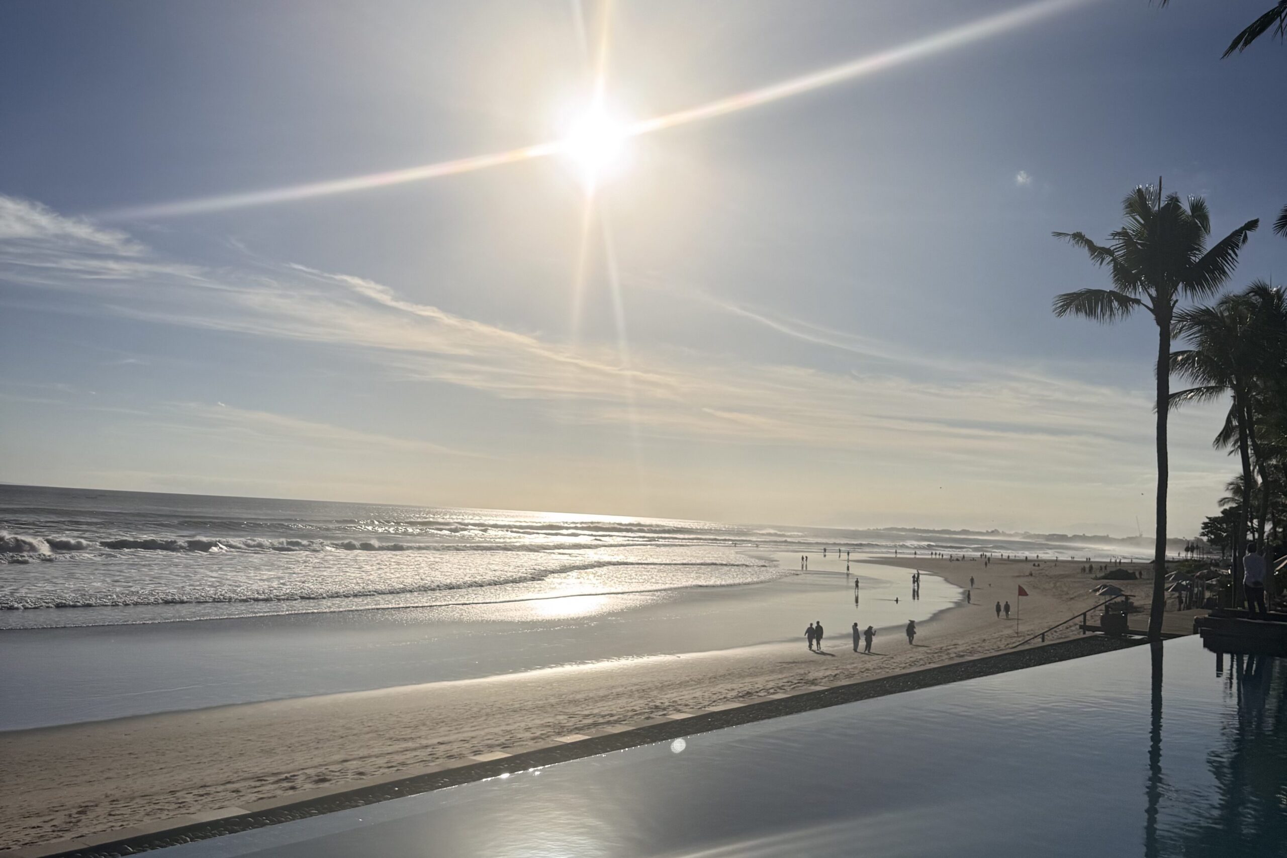 Seminyak Beach in the afternoon